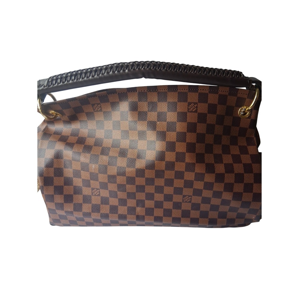 Louis Vuitton Graceful PM Damier Ebene Canvas Shoulder Hobo Bag Brown
